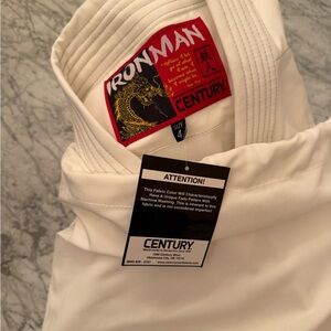Iron Man Martial Arts Uniform with Red and Black Patch
